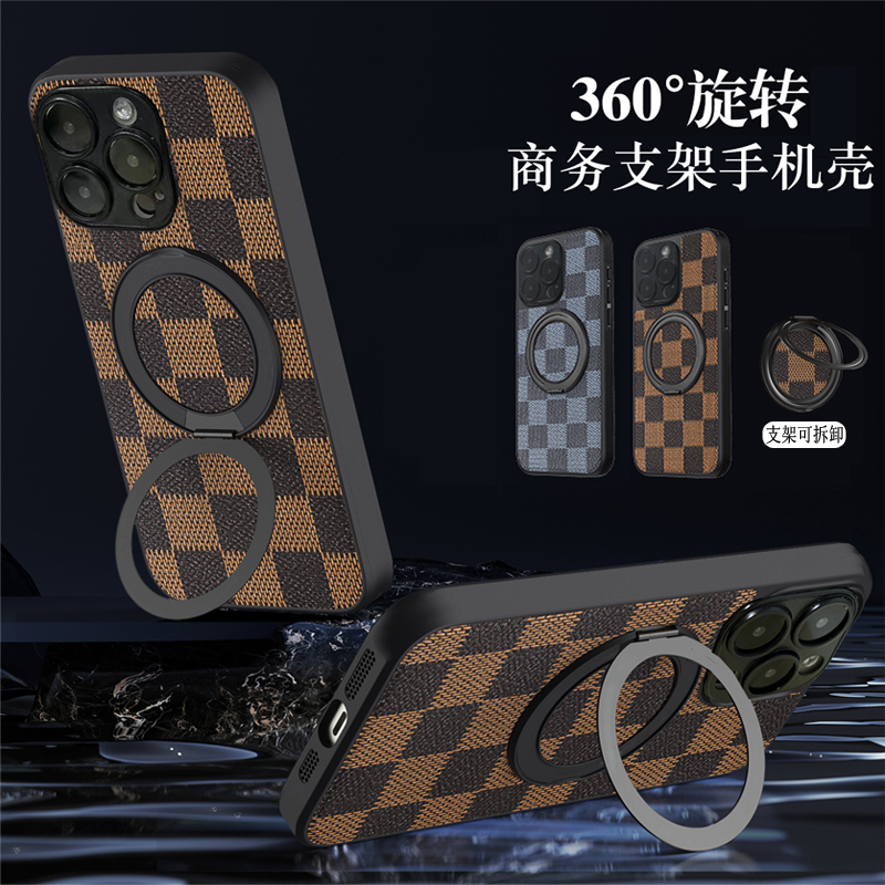 情侣兔适用于realme12pro手机壳11/10/5旋转真我GT2支架11Pro商务Neo6se折叠式Q3皮质Neo闪速版GT2大师探索版