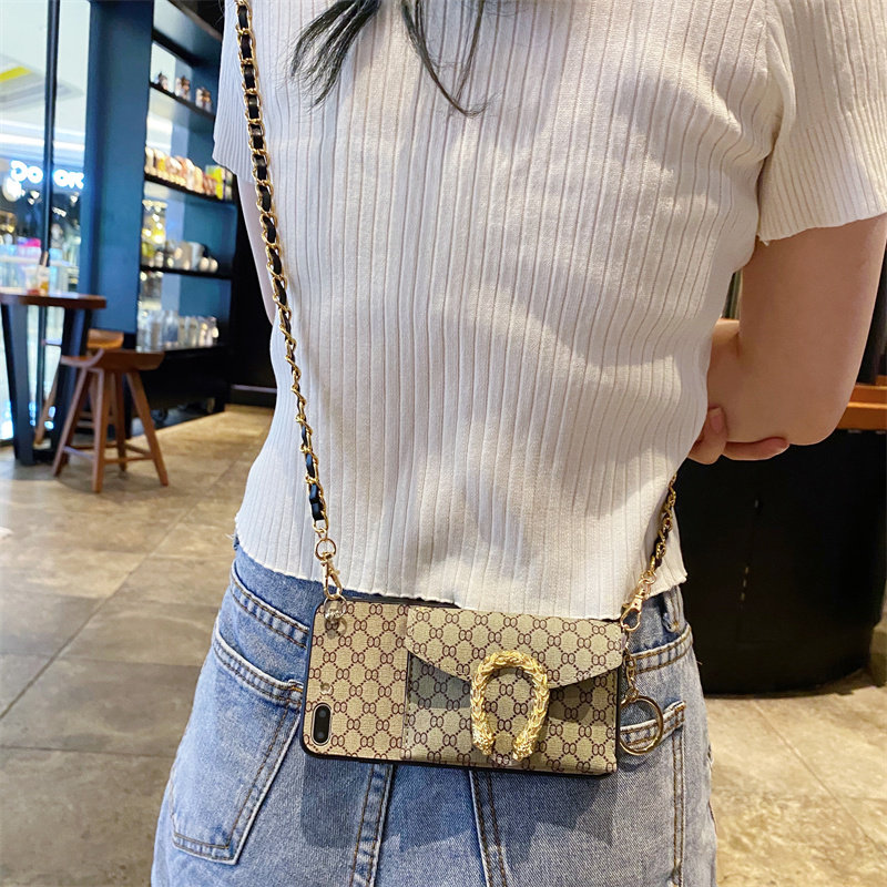 适用华为畅享80手机壳畅想80se零钱包70x斜跨背包式stg挂绳fgd-al00