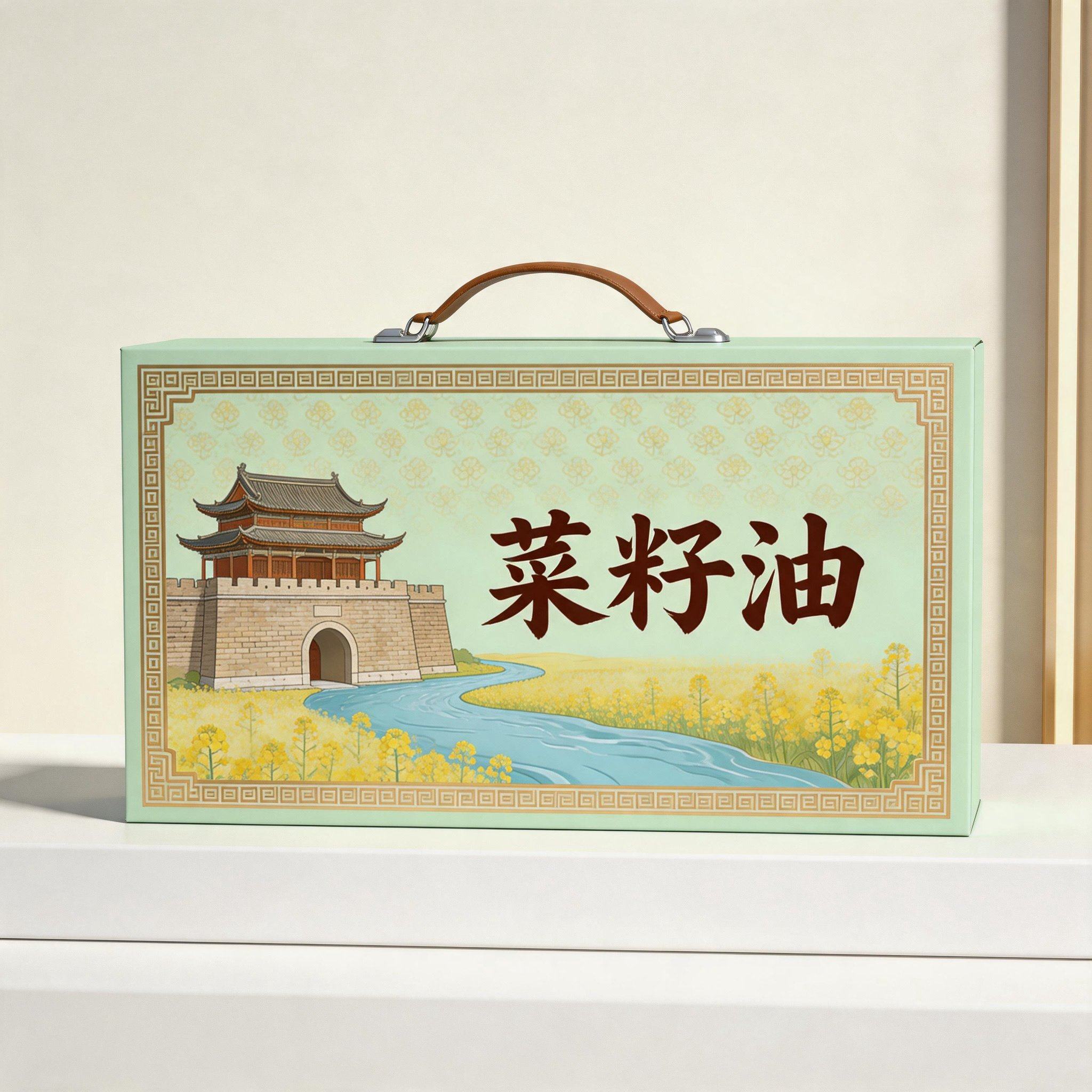 菜籽油包装盒油菜籽油香菜油芸苔礼品盒