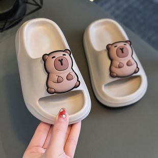 女童EVA拖鞋 班淘乐儿童夏季 防滑卡皮巴拉居家外出卡通室内软底宝