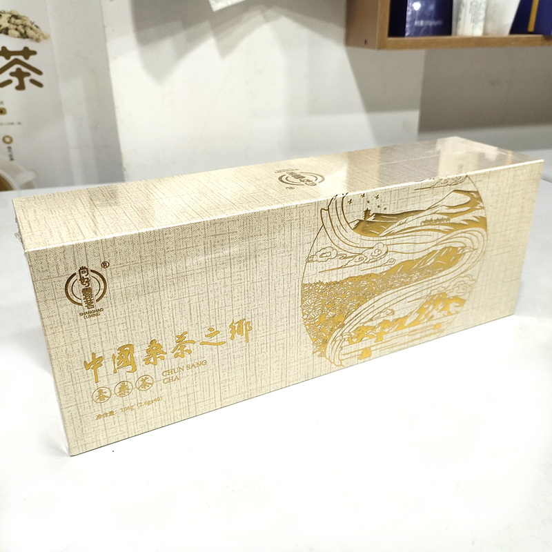 尚好露茗春桑茶 南充特色桑茶之乡金色礼盒装桑茶礼品小泡袋104克