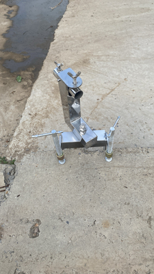 不锈钢加厚大物炮台座双夹具可以转动的炮台夹楼板鱼排黑坑专用