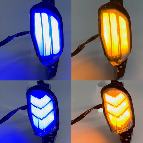 适用新款2020-23款雅马哈nmax155摩托车改装前转向灯带夜行灯LED