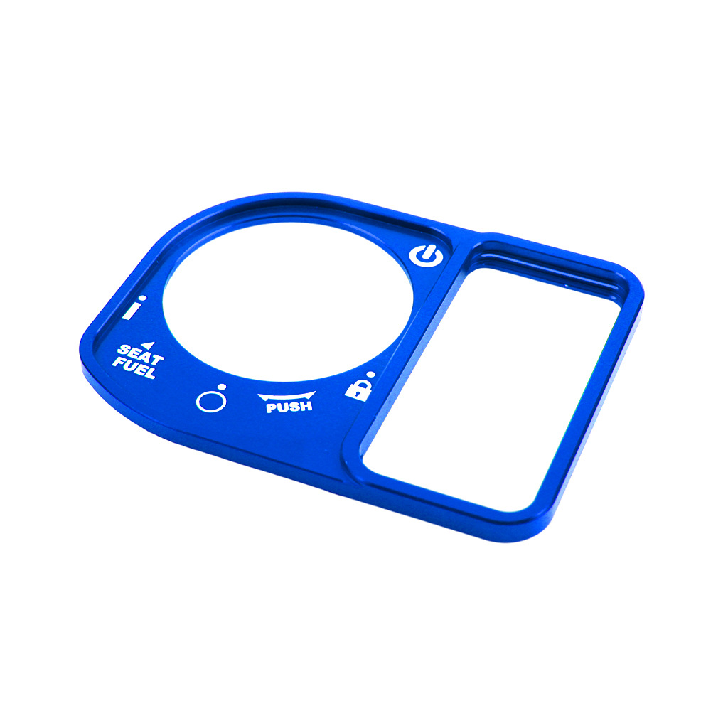 适用豪爵UHR150改装电门锁装饰盖 钥匙启动开关保护盖 铝合金配件