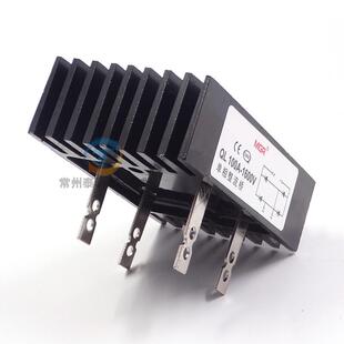 美格尔MGR单相桥式直流整流桥器模块桥堆全桥QL-100a大功率散热片