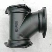 柔性铸铁管B型TY三通变径异径DN75 50下水排水管接头管件配件 100