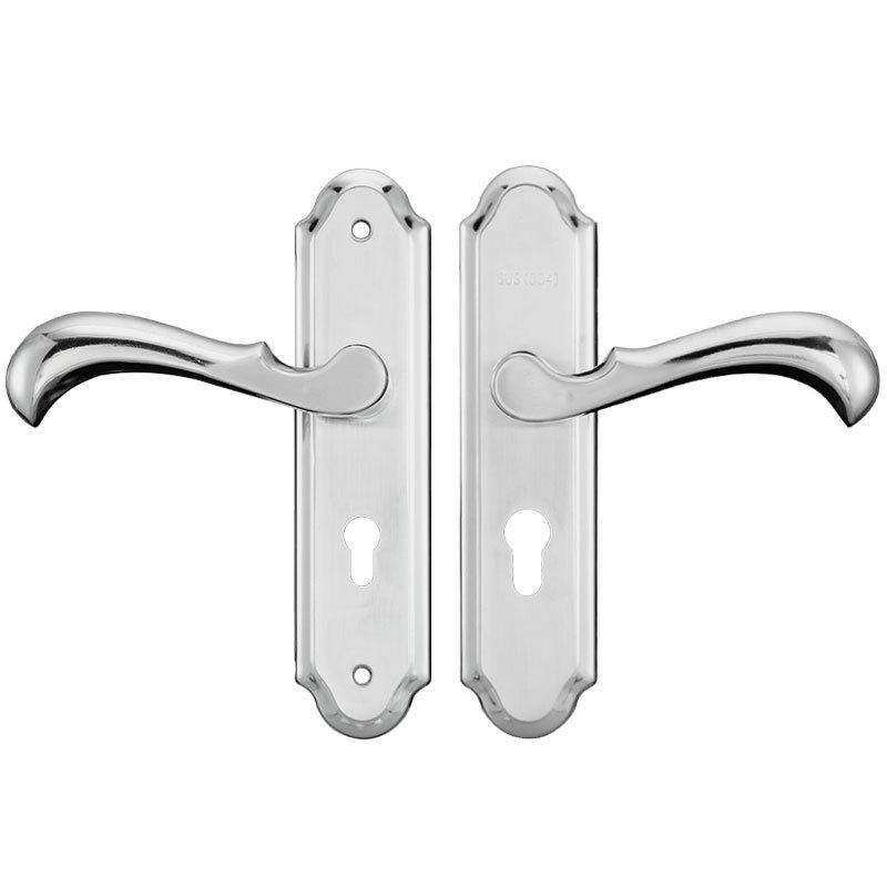 厂家直供卧室简约木门不锈钢门锁方向通用型执手机械锁具