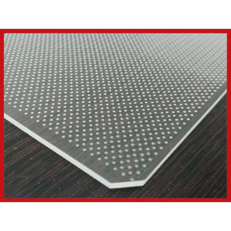 亚克力导光板定制LED侧光源导光板广告灯箱冷柜发光板超薄导光板