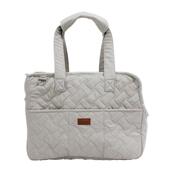 菱格时尚 狗狗大容量透气帆布单肩斜挎宠物轻便软包 猫包外出便携式