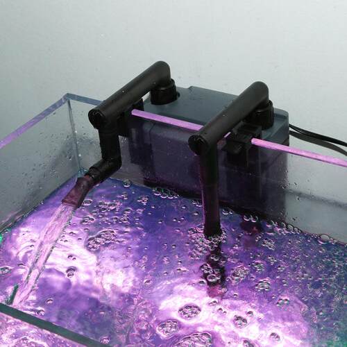 HBL-802-803壁挂式过滤器水族箱草缸鱼缸热带鱼外置过滤桶