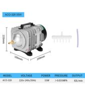 海利气泵HAILEA电磁ACO208 318空气压缩机鱼池鱼缸气泵喷氧机 308