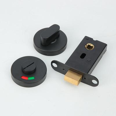 公共卫生间指示锁五金不锈钢指示锁隔断门锁公用厕所五金锁扣配件