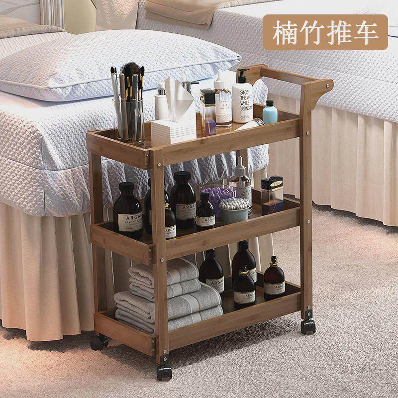 丝航木制工具车三层四层美术生专用画车升级新款加固型多功能颜料