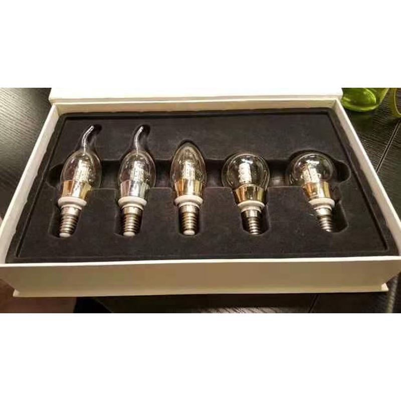 力能灯泡LED之星LNZX恒星吉星E14尖泡4W拉尾泡E276w暖白光源超亮