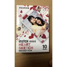 拍立得3寸 爱心相纸mini12/11/7+/9/11/25/40/90 拍立得 花边相纸