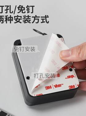 佳度闭门器缓冲自动关门神器移门推拉门弹簧家用门吸免打孔闭合器