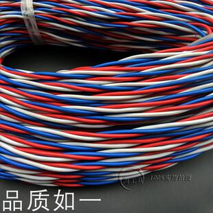 3*52股3*42股三相潜水泵打水线 380V花线 三芯铜芯交织线 软电线