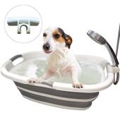 95n大号家用折叠洗衣盆塑料盆长方形便携式 号折叠盆洗衣服大盆子