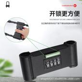 密码 锁玻璃门锁推拉门u型锁商铺加长办公室锁插u形锁防盗防撬挂锁