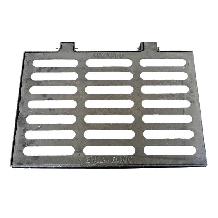 排水篦子现货球墨铸铁方篦子300*500公园道路雨水用防沉降盖板