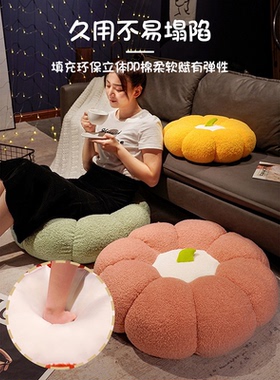 7l8k南瓜蒲团坐垫地上懒人屁股客厅坐墩垫子榻榻米飘窗地垫座垫in