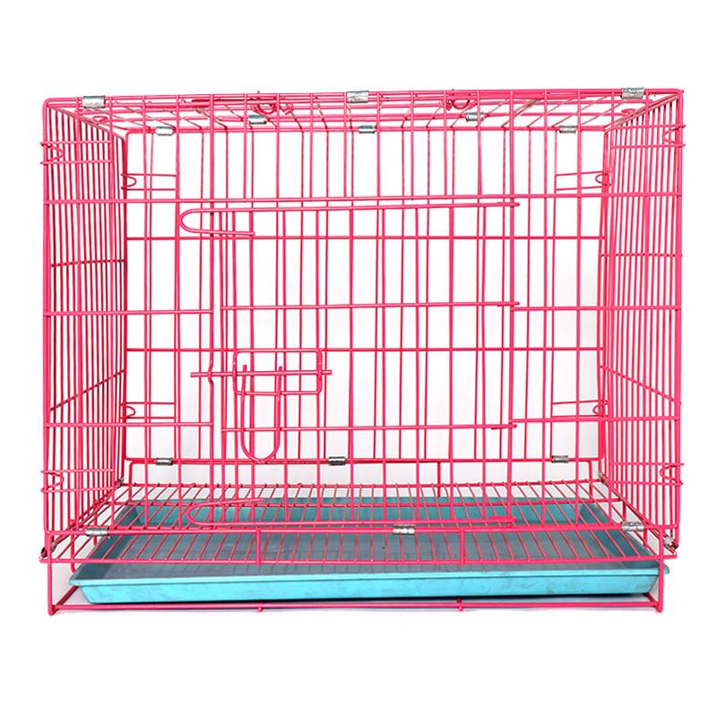 狗笼子三尺博美中小型犬室内折叠铁丝狗笼二尺半泰迪狗屋猫窝猫笼