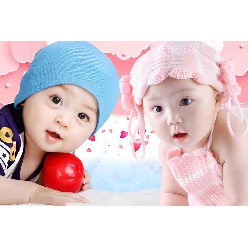 可爱宝宝海报照片娃娃画报孕妇备孕胎教大图片墙贴画女bb贴画新款