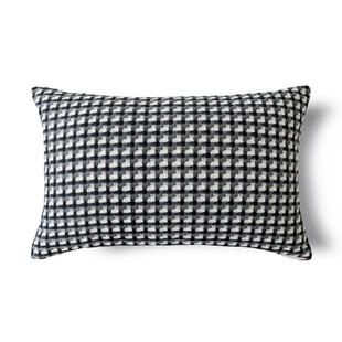 靠枕轻奢线条抱枕套腰靠ins风长方形长条腰枕沙发客厅靠背垫床头