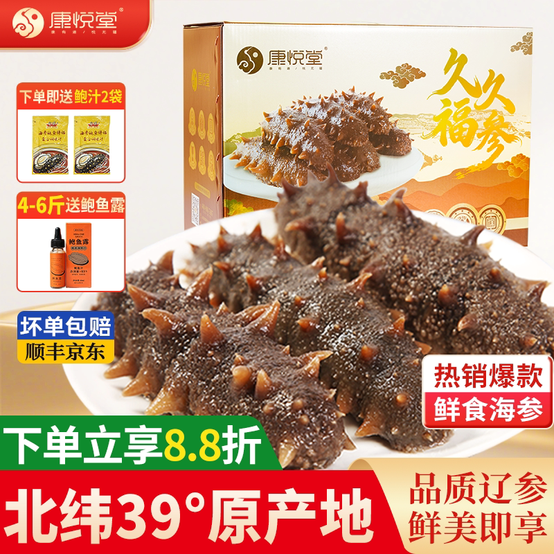 【中秋礼品】康悦堂即食海参鲜食海参礼盒开袋即食独立包装送礼图片