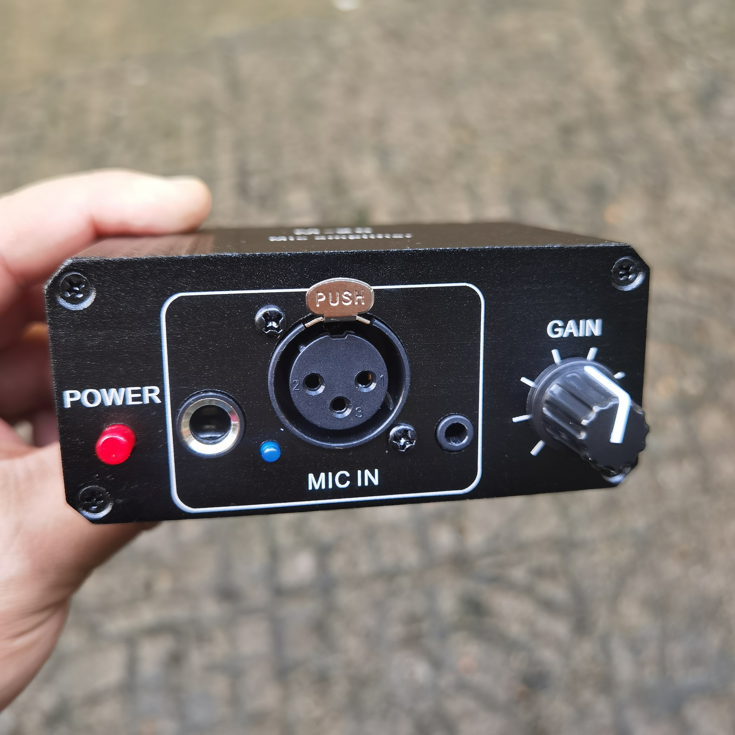 so8声卡话放器增大音量动圈麦48v话筒通用户外