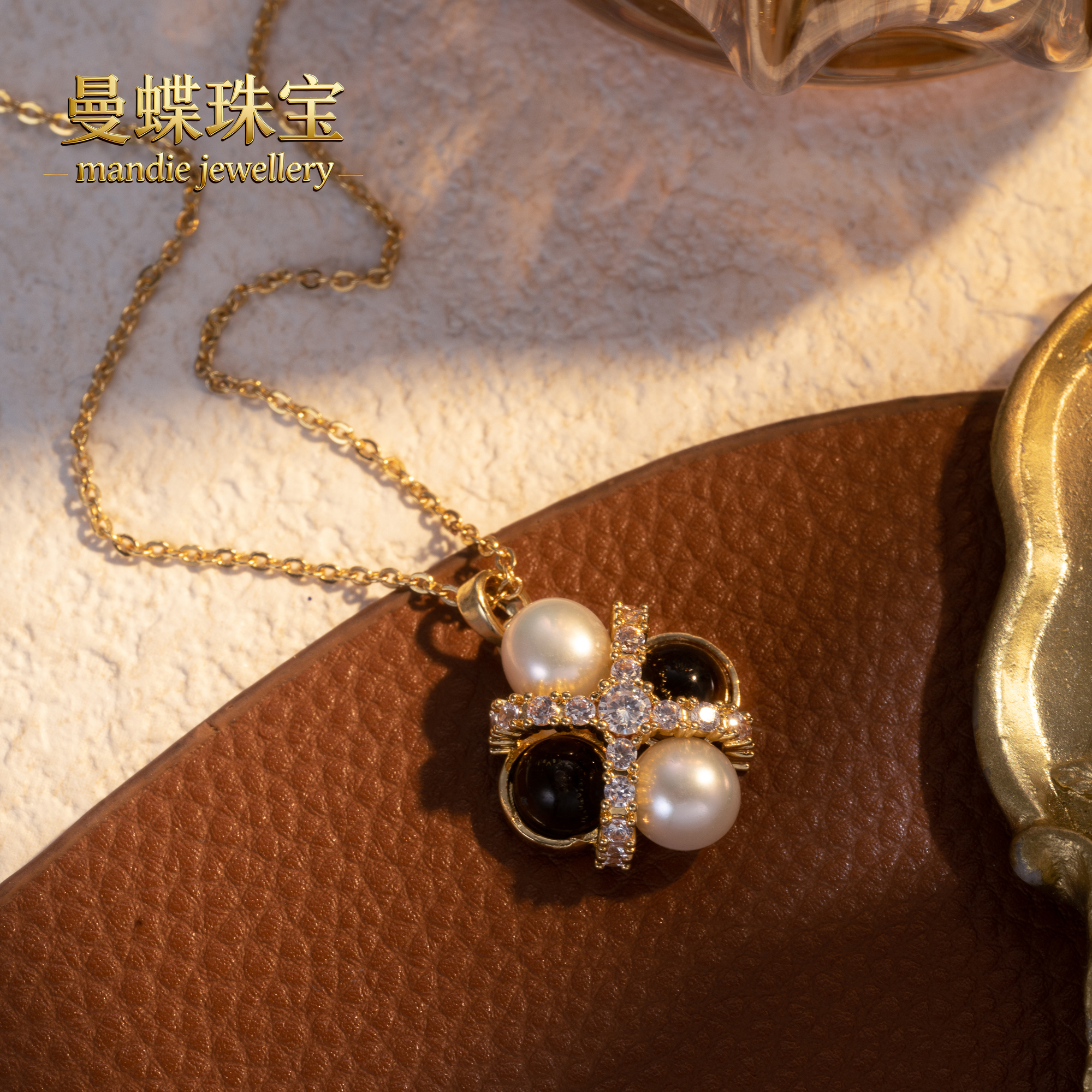 天然无核淡水真珍珠吊坠雪花款5A极光紫色支持复检可刮粉珍珠吊坠