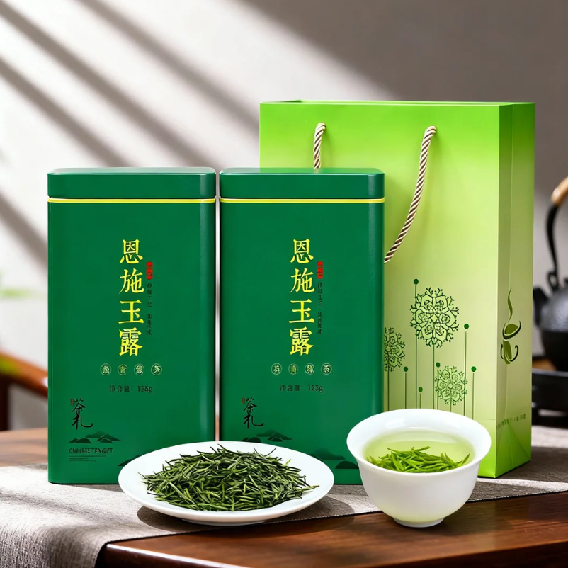 正宗恩施玉露2025新茶茶叶蒸青绿茶湖北恩施特产特级玉露茶250g