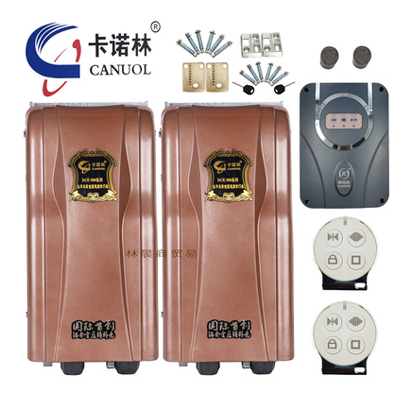 卡诺林dck-900走轮式平开门机大功率遥控重型电动门机抗风自动门