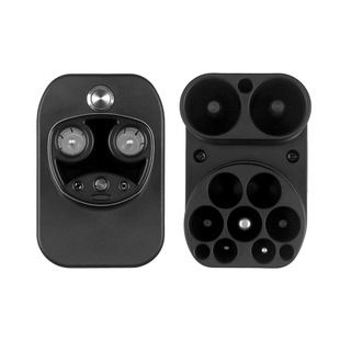 TESLA直流AC DC转换头欧标转特斯拉交直流一体转换头 CCS2