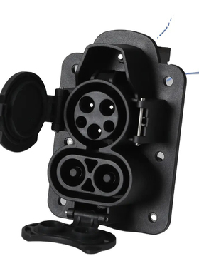 CCS1美标直流快充插座DC枪座80A/150A/200A超充连接器新能源汽车