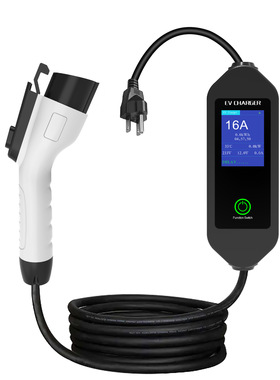 新能源汽车充电器AC16A32A40A充电桩单枪头美标汽车交流充电