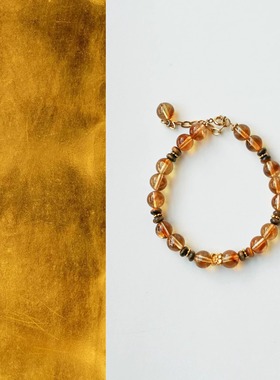 山野与诗原创虎眼晶石手链