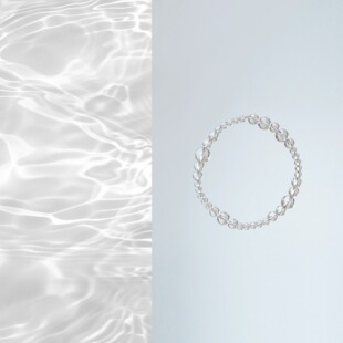 QIANTAO「照影」原创稳定情绪天然高净体白水晶好运手串女生礼物