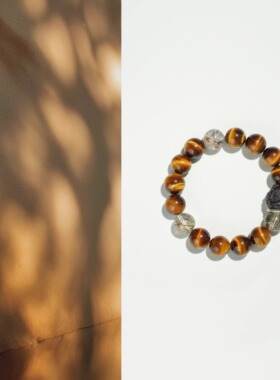 QIANTAO「浮图」原创天然招财转运虎眼石手串情侣旺财运好运手链