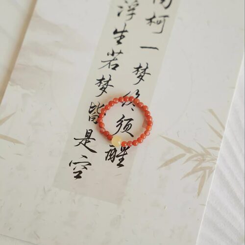送女友戒指天然凉山南红玛瑙