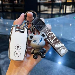 适用于铃木老款天语钥匙套高档超级维特拉sx4无钥匙启动遥控包扣