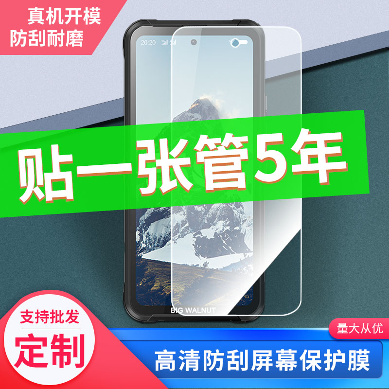 适用 BigWalnut大核桃B1屏幕软性钢化膜手机原装膜类纸膜防反光防指纹保护膜 防蓝光蓝光膜超清防爆耐刮膜防