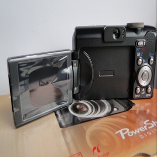 纤维防爆 适用 A640相机屏幕贴膜钢化 佳能 高清防刮蓝光膜 Canon