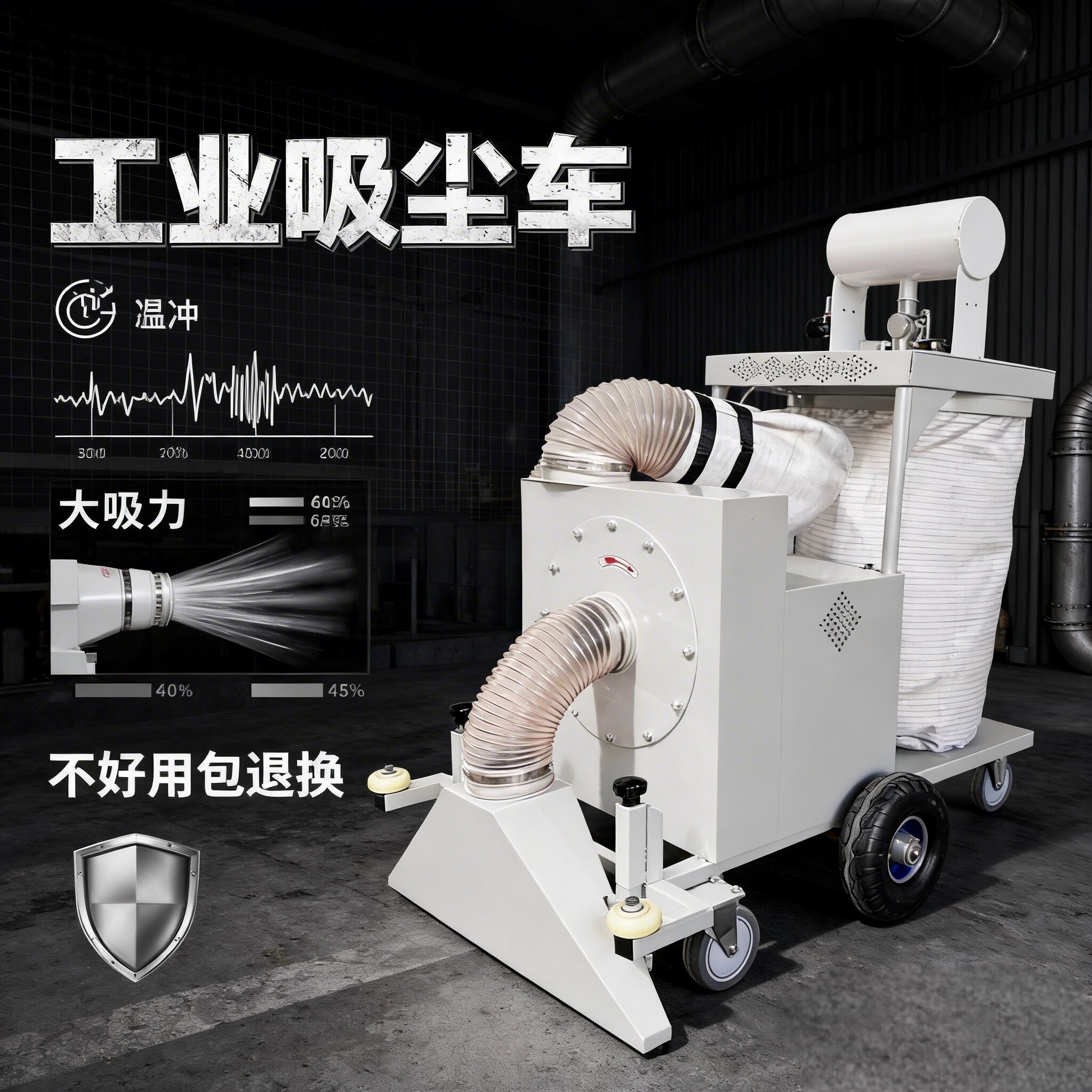 家具厂车间吸尘车插电1500W