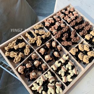 韩国复古卡通熊抓夹 韩版小熊奶茶色抓夹 少女风彩色熊百搭抓夹