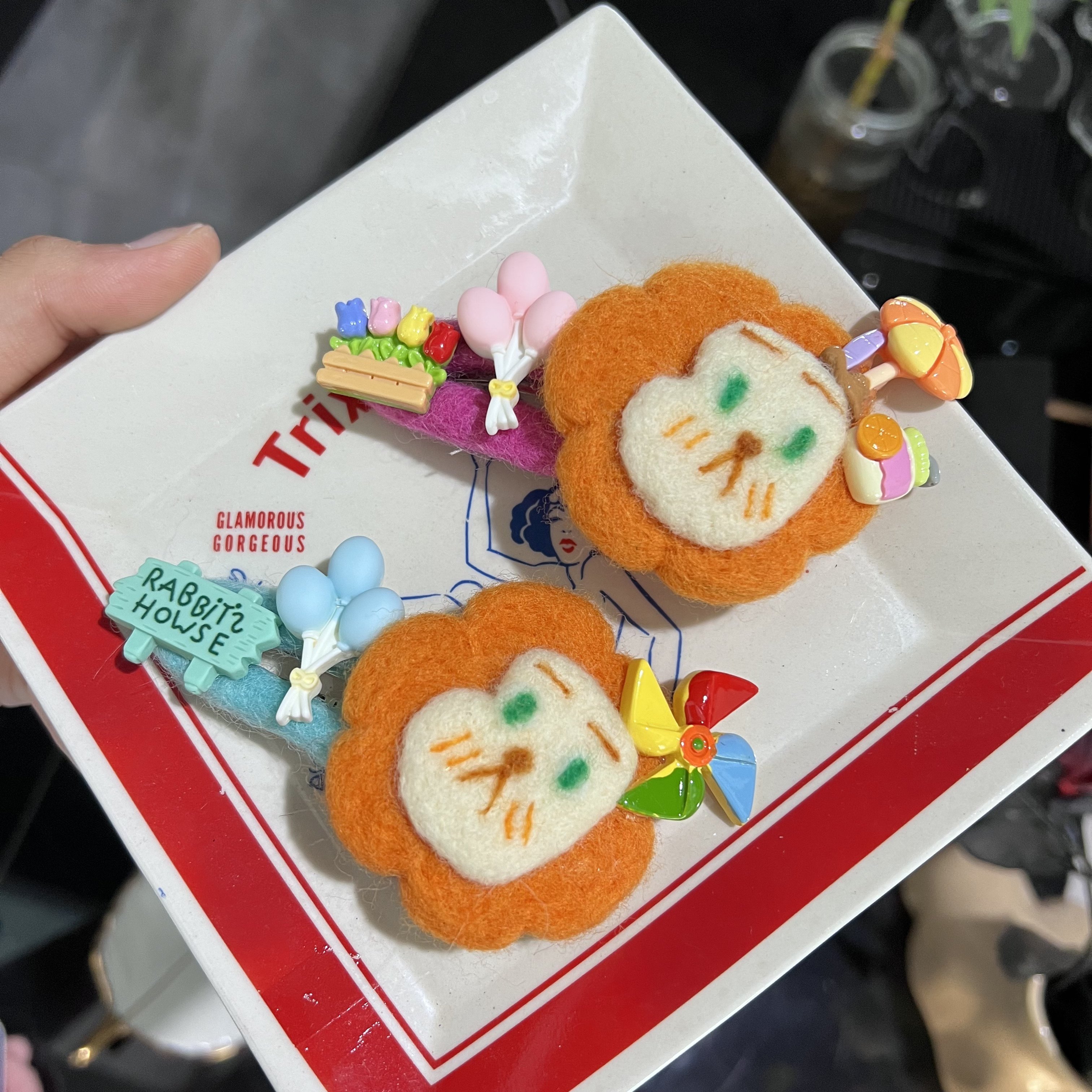 日韩可爱毛毡小狮子少女心掰掰夹可爱刘海碎发夹女生网红发饰同款,饰品/流行首饰/时尚饰品新,发饰,淘宝优惠券,粉丝福利购,淘宝优惠卷