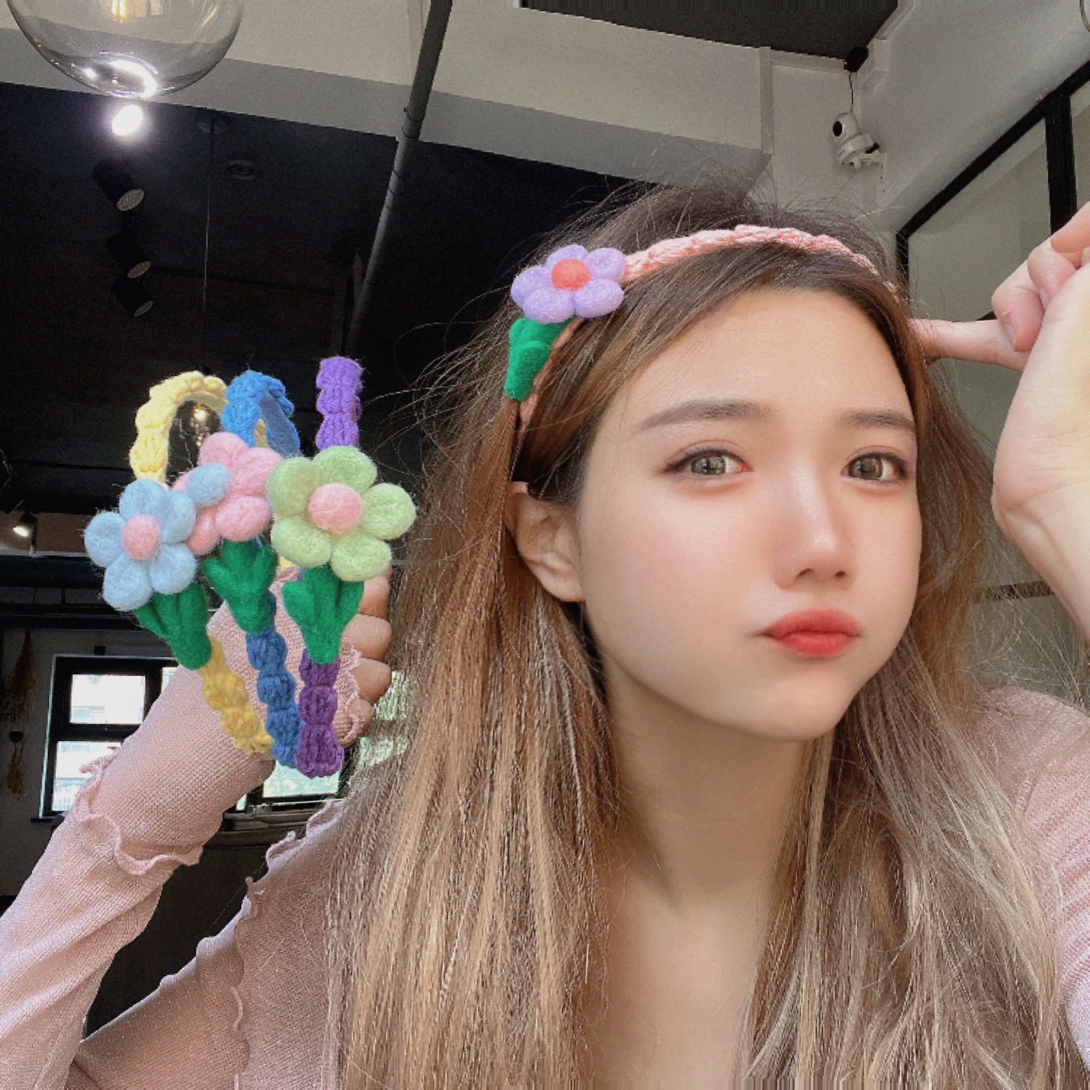 羊毛毡花朵细边羊毛毡花朵细边