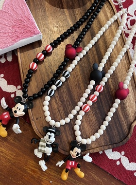 卡通米奇项链女y2k辣妹