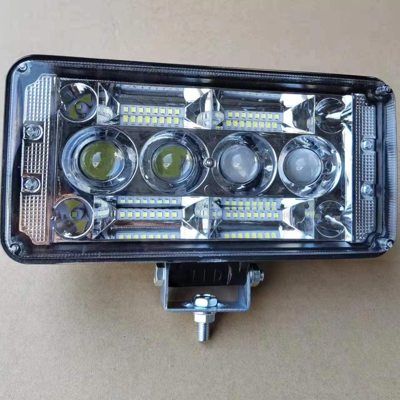 货车led射灯12v24v超亮挖掘机农用车汽车叉车大灯倒车灯改装雾灯