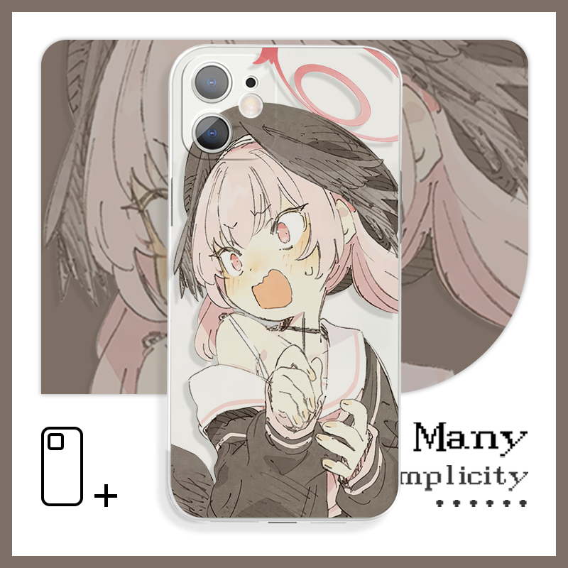 碧蓝档案惊到下巴的小春少女心苹果15手机壳适用于苹果15Pro小米10vivoy59荣耀90红米k50iQOO14华为mate60pro